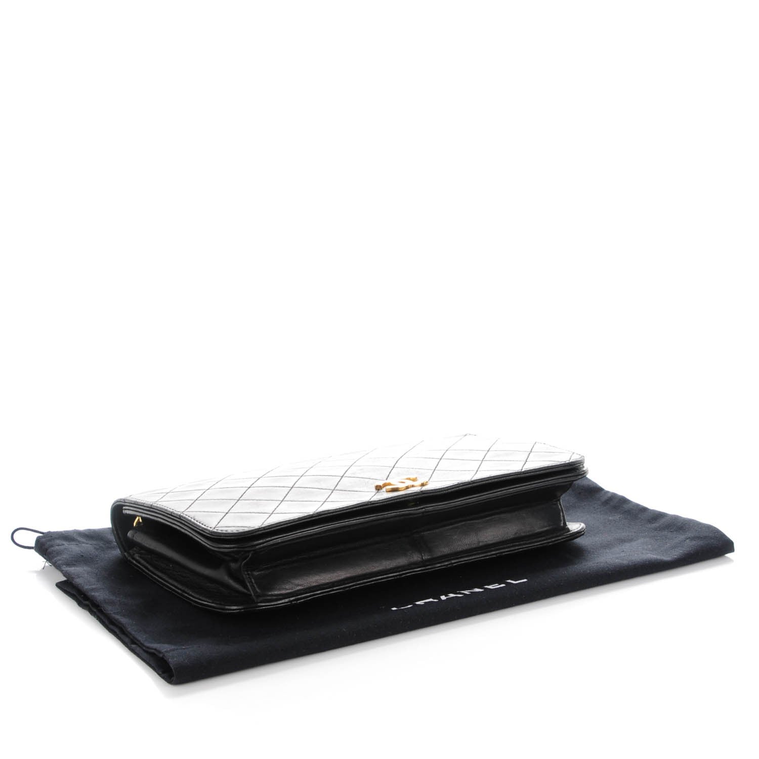 Chanel Lambskin Quilted Small Evening Flap Black 3 of 8