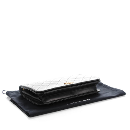 Chanel Lambskin Quilted Small Evening Flap Black 3 of 8