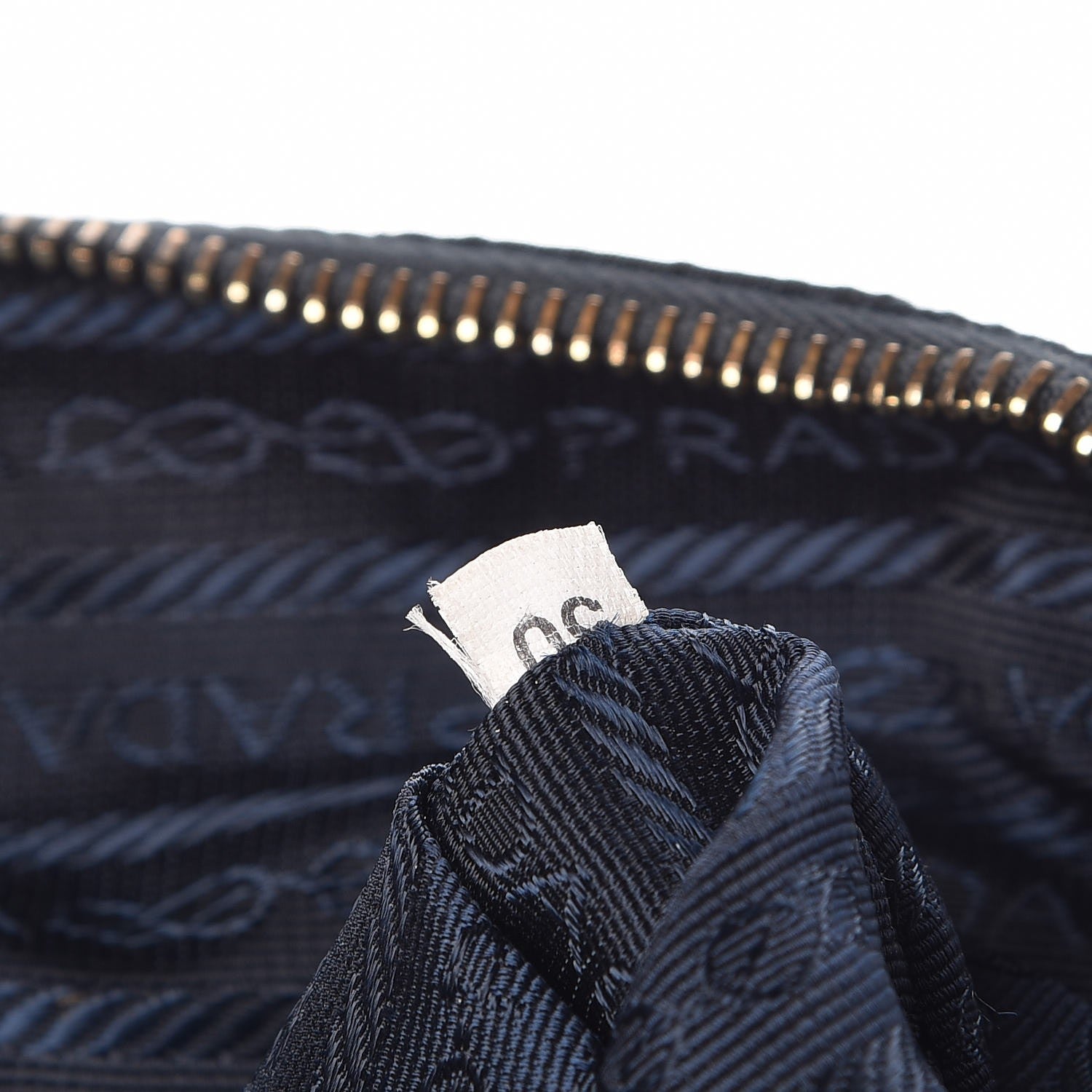 Prada Nylon Tessuto Impuntu Quilted Flap Shoulder Bag Navy 7 of 9