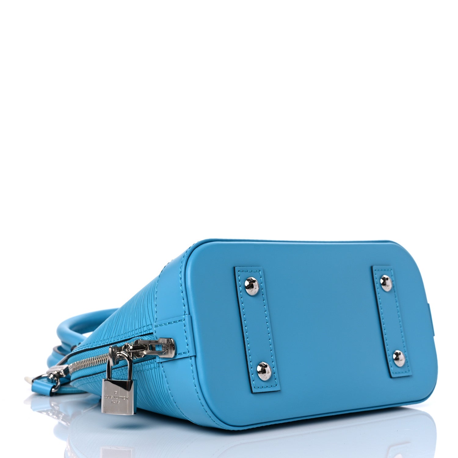 Louis Vuitton Epi Jacquard Alma BB Turquoise 3 of 7