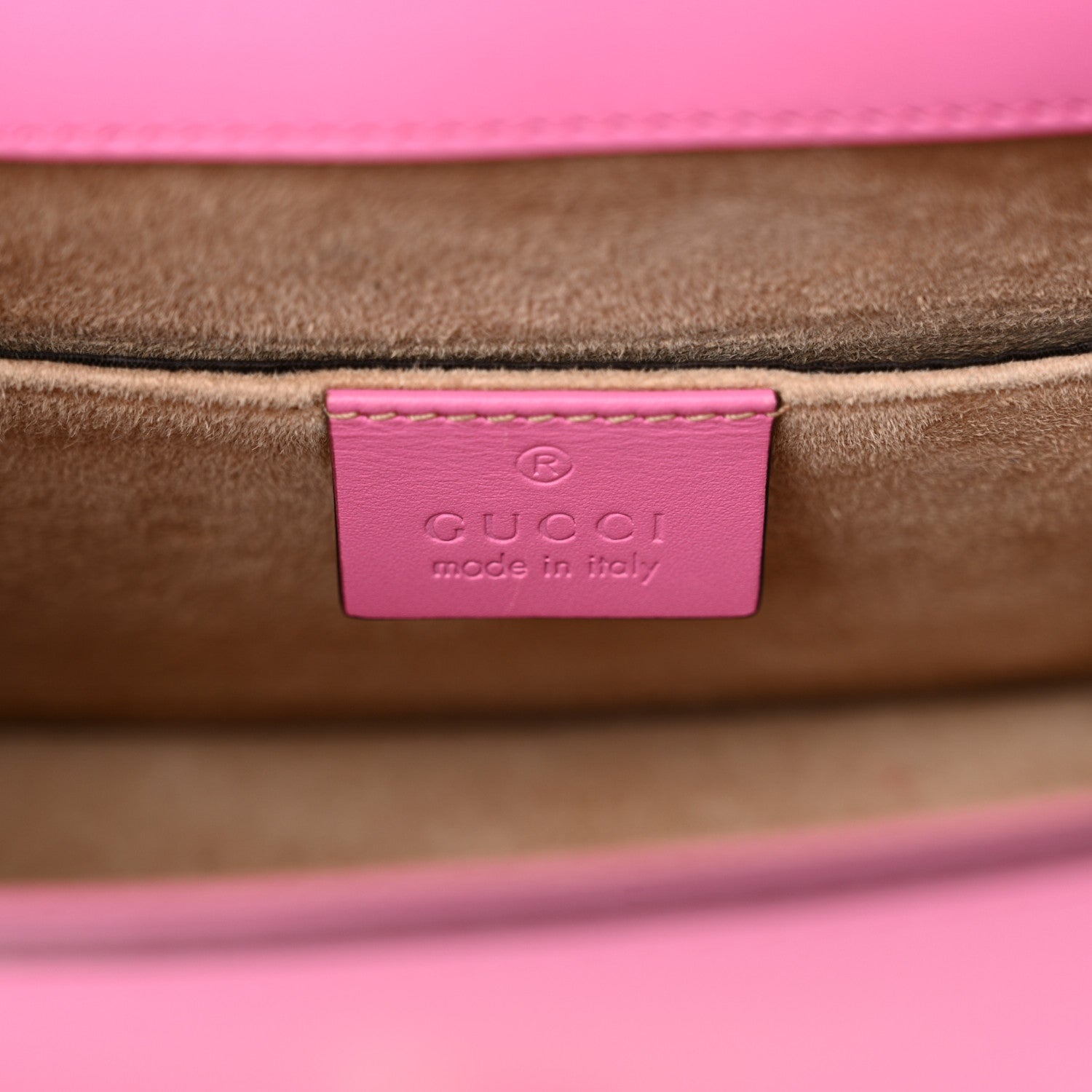 Gucci Vitello Fontanella Web Mini Sylvie Chain Shoulder Bag Pink Tropical Flower 6 of 14