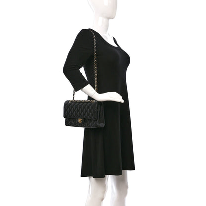 Chanel Caviar Quilted Medium Double Flap Black 2 of 10