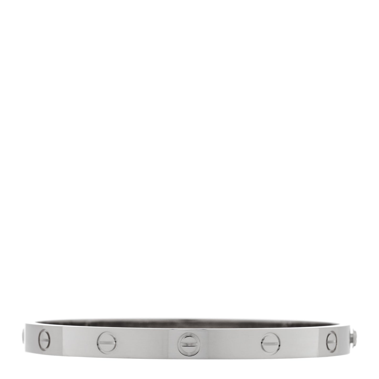 18K White Gold LOVE Bracelet 19
