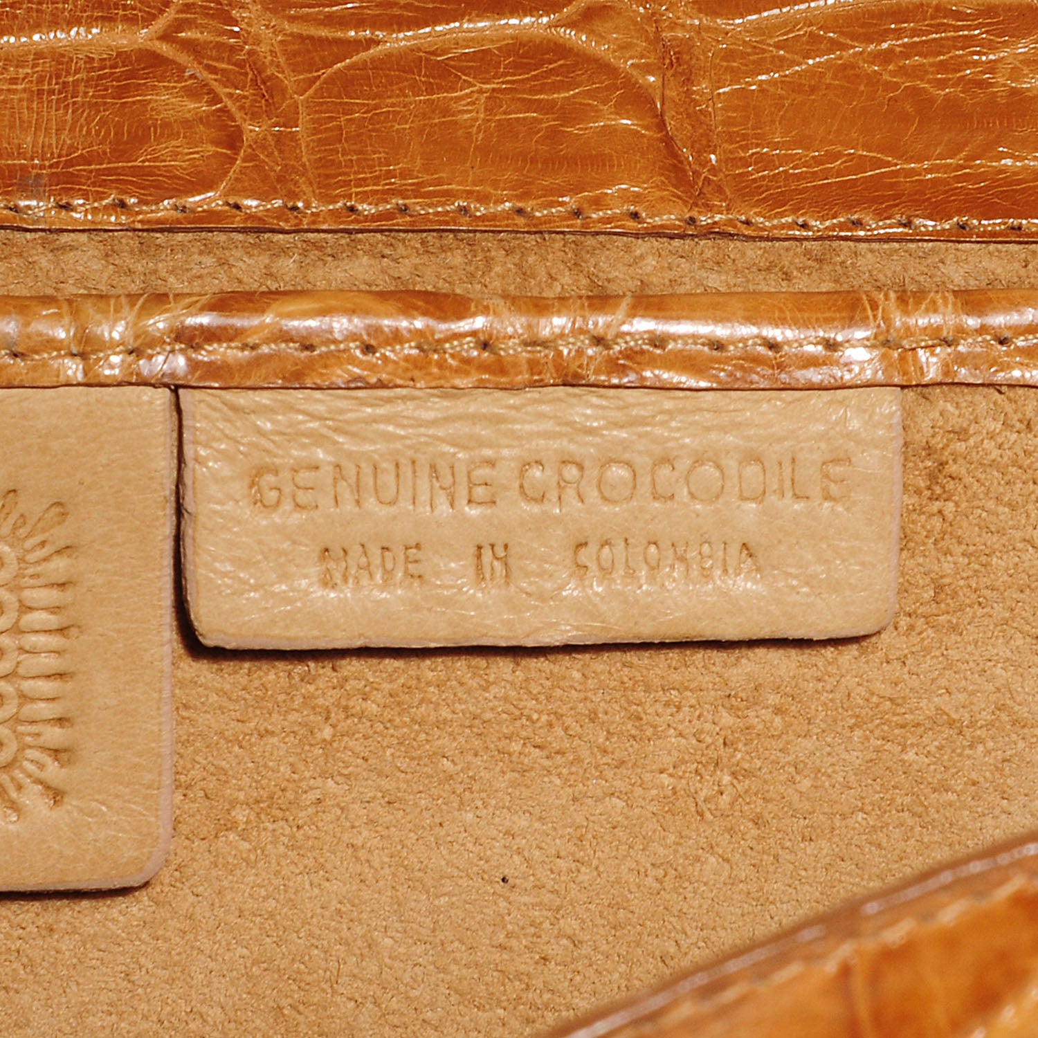 Nancy Gonzalez Crocodile Long Clutch Gold 7 of 7