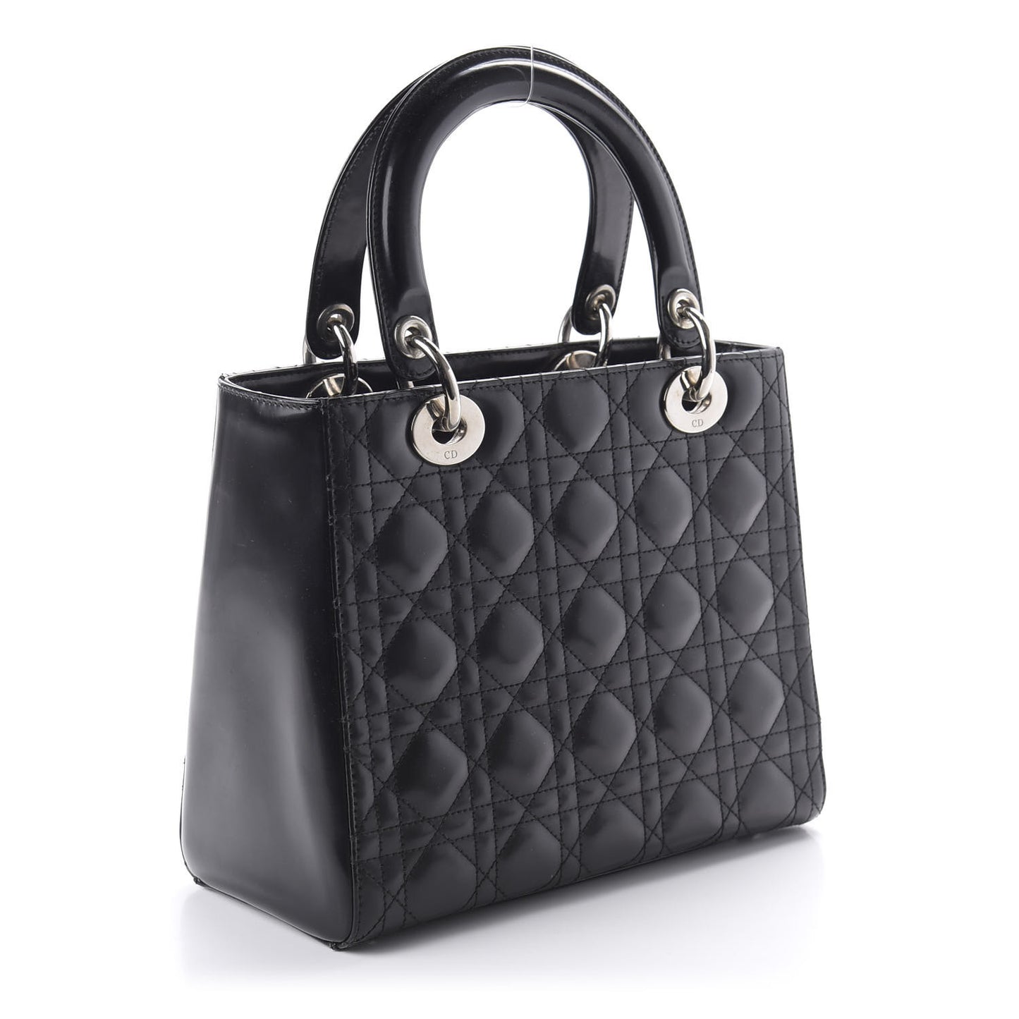 Lambskin Cannage Medium Lady Dior Black