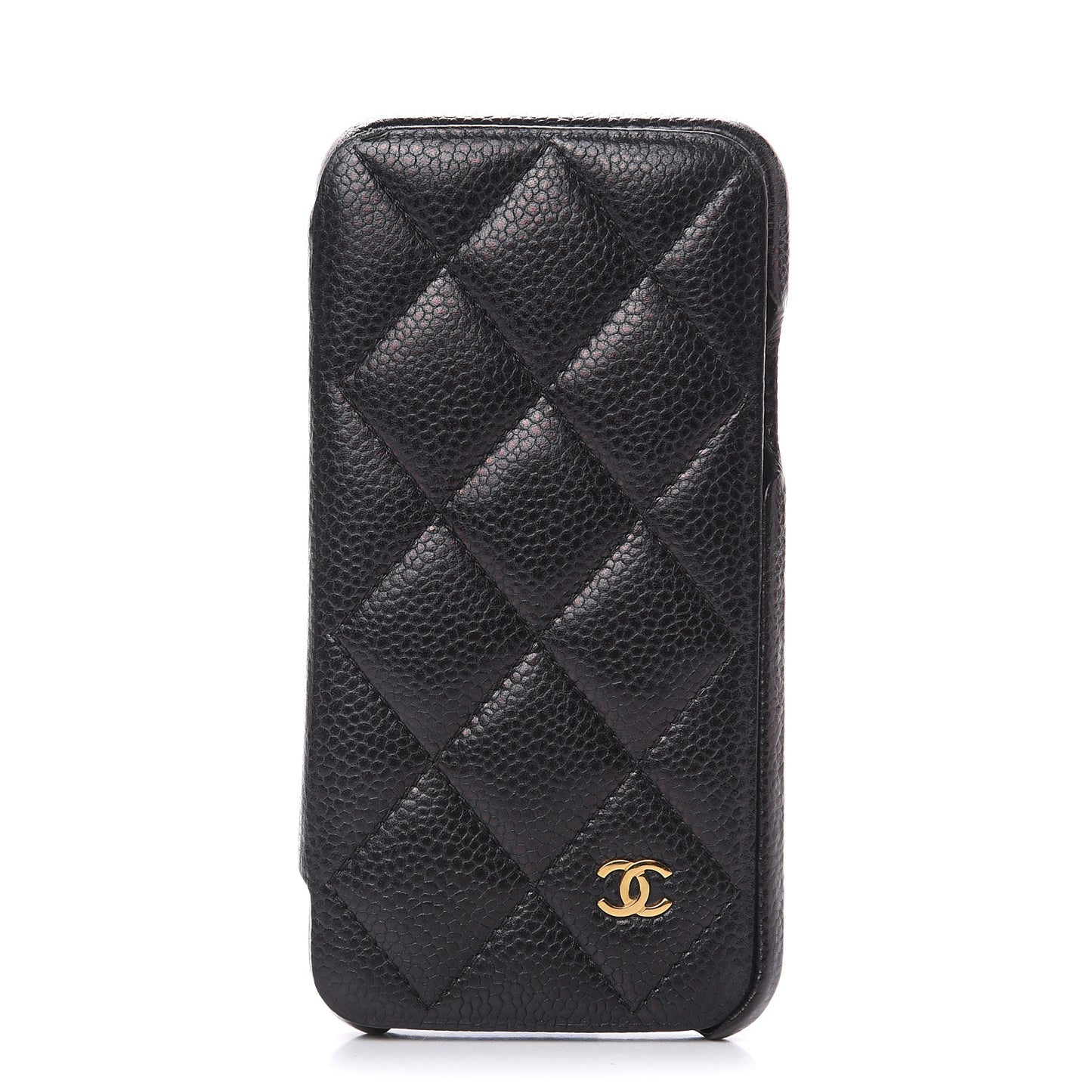 Caviar Quilted iPhone X Case Black
