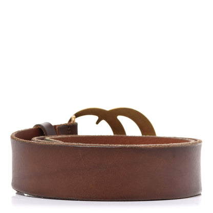 Gucci Faded Calfskin Double G 30mm Belt 75 30 Cuir 2 of 8