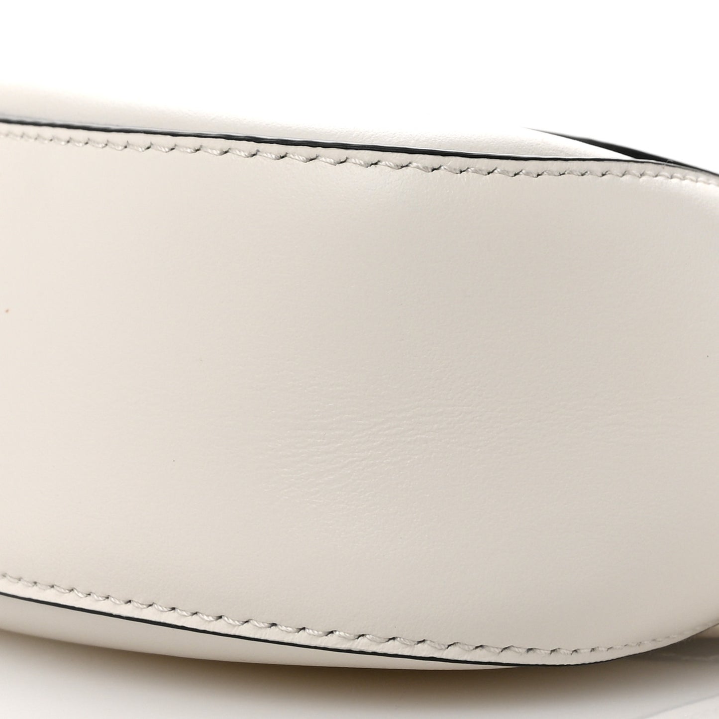 City Calf Flap Shoulder Bag White