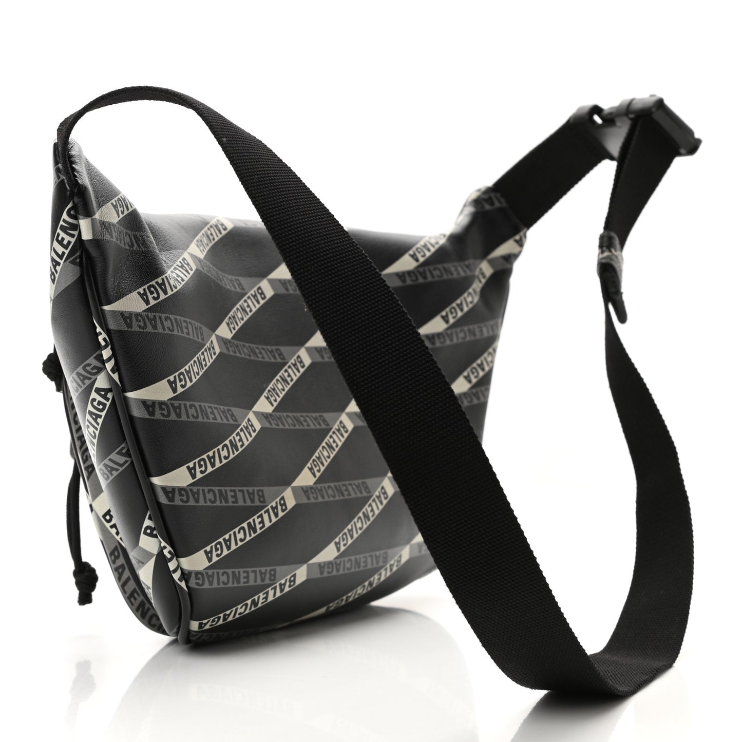 Smooth Calfskin Losange Monogram Explorer Belt Bag Black Grey
