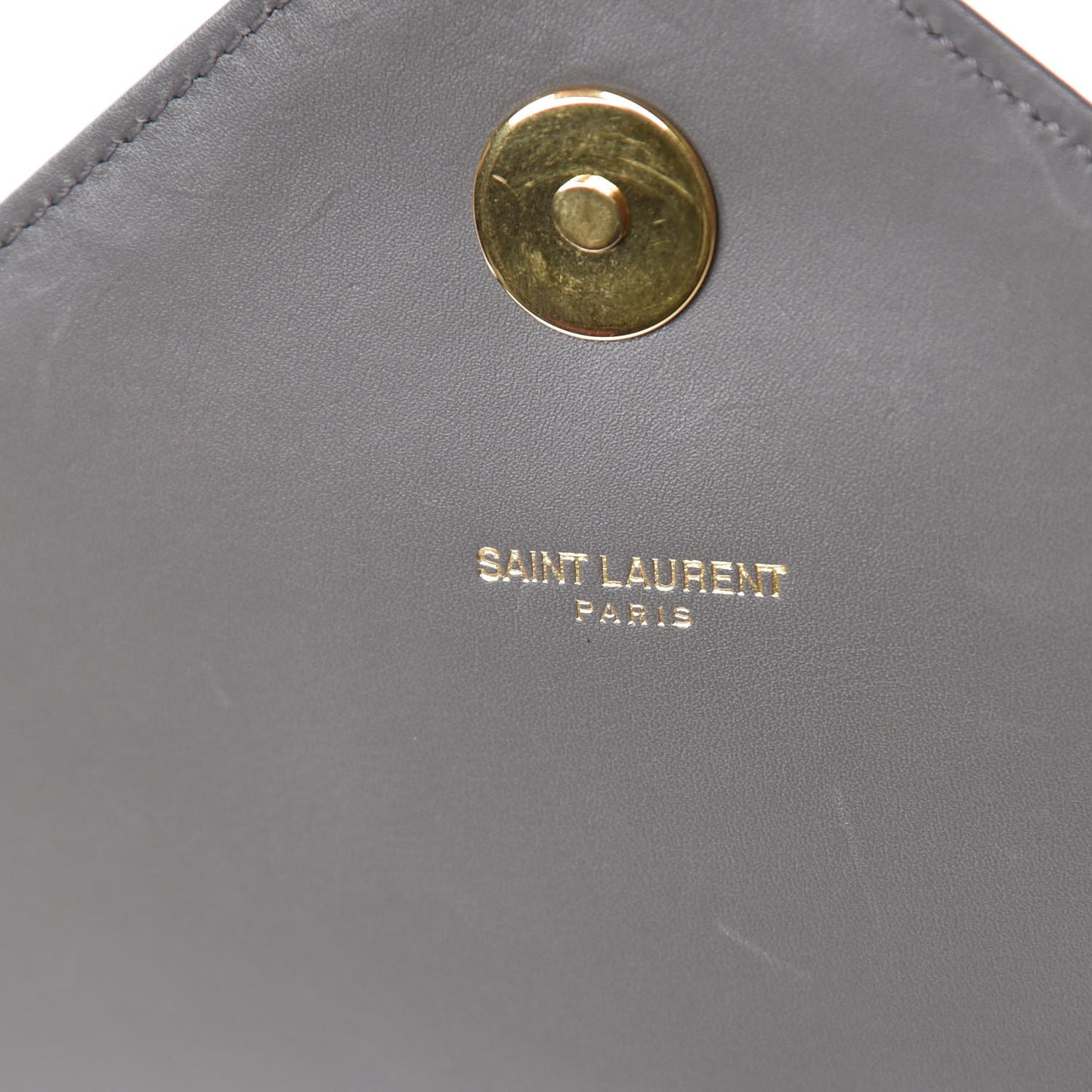 Smooth Calfskin Matelasse Large Monogram Satchel Fog