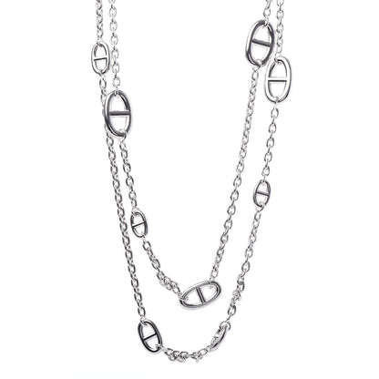Hermes Sterling Silver Farandole Necklace 120 1 of 6