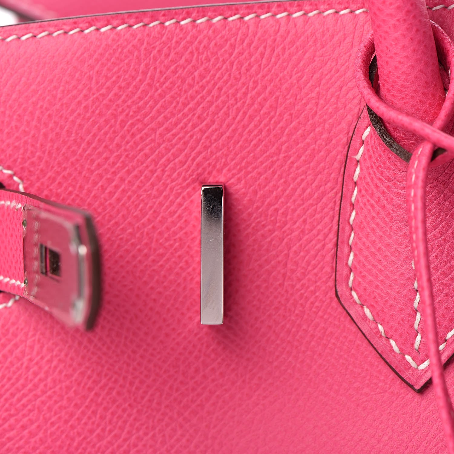 Hermes Epsom Candy Birkin 30 Rose Tyrien Rubis 15 of 33