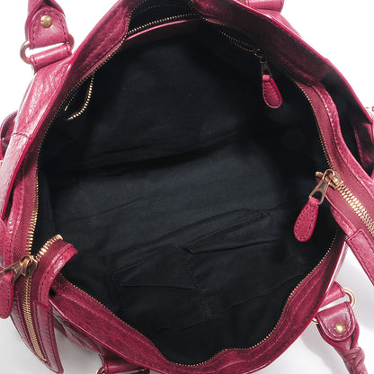 Balenciaga Agneau Giant 12 Rose Gold Hardware City Cassis 9 of 14