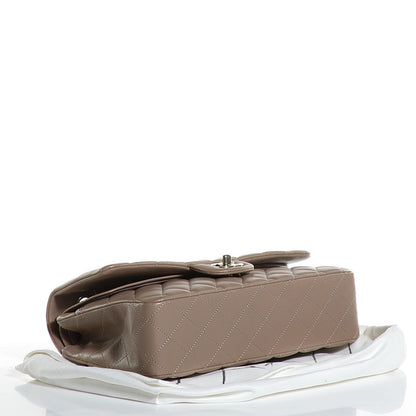Chanel Lambskin Quilted Medium Double Flap Beige 4 of 7