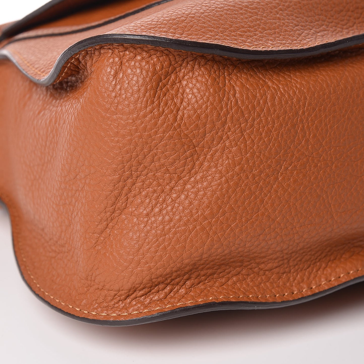 Calfskin Medium Marcie Satchel Tan