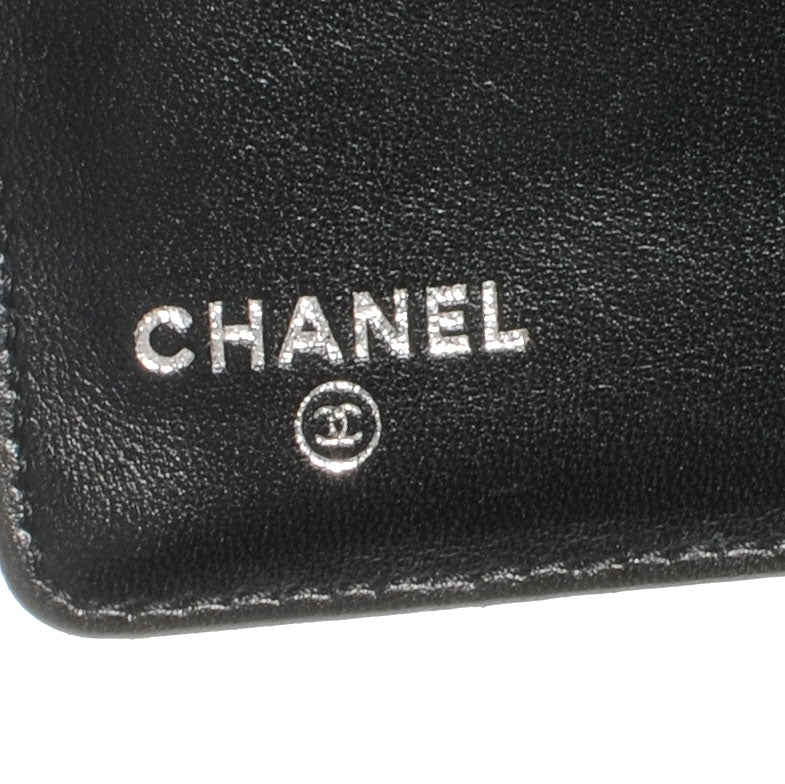 Chanel Patent Calfskin Lucky Symbols Yen Wallet Black 6 of 10