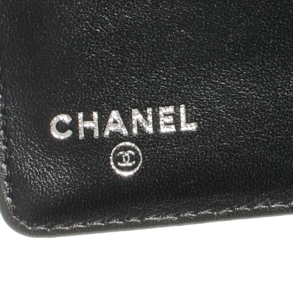 Chanel Patent Calfskin Lucky Symbols Yen Wallet Black 6 of 10
