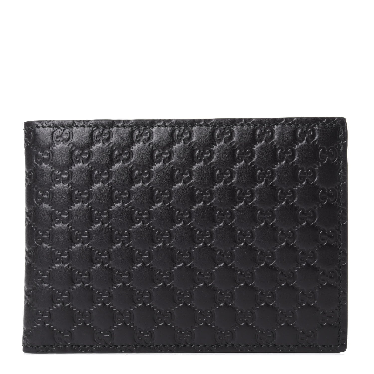 Gucci Microguccissima Bi-Fold Wallet Black 1 of 7