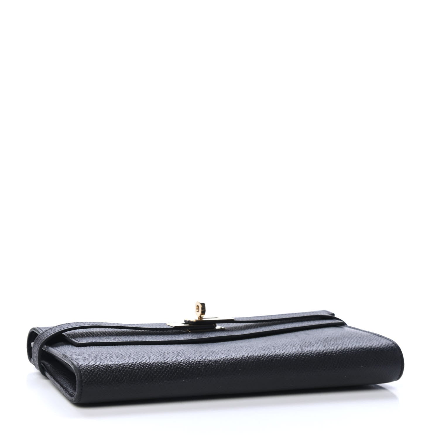 Hermes Epsom Kelly Longue Wallet Black 3 of 4