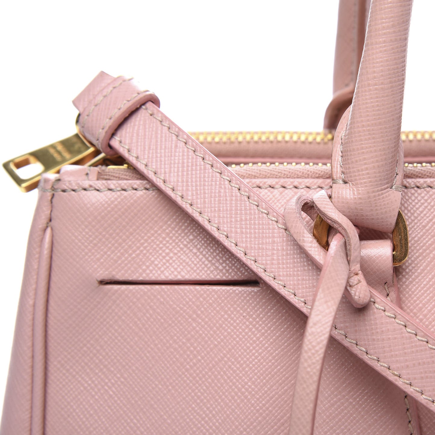 Saffiano Small Galleria Double Zip Tote Orchidea