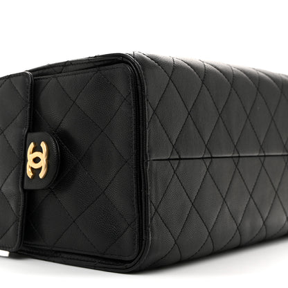 Chanel Caviar Quilted Small Chanel 25 Handbag Black 9 of 13