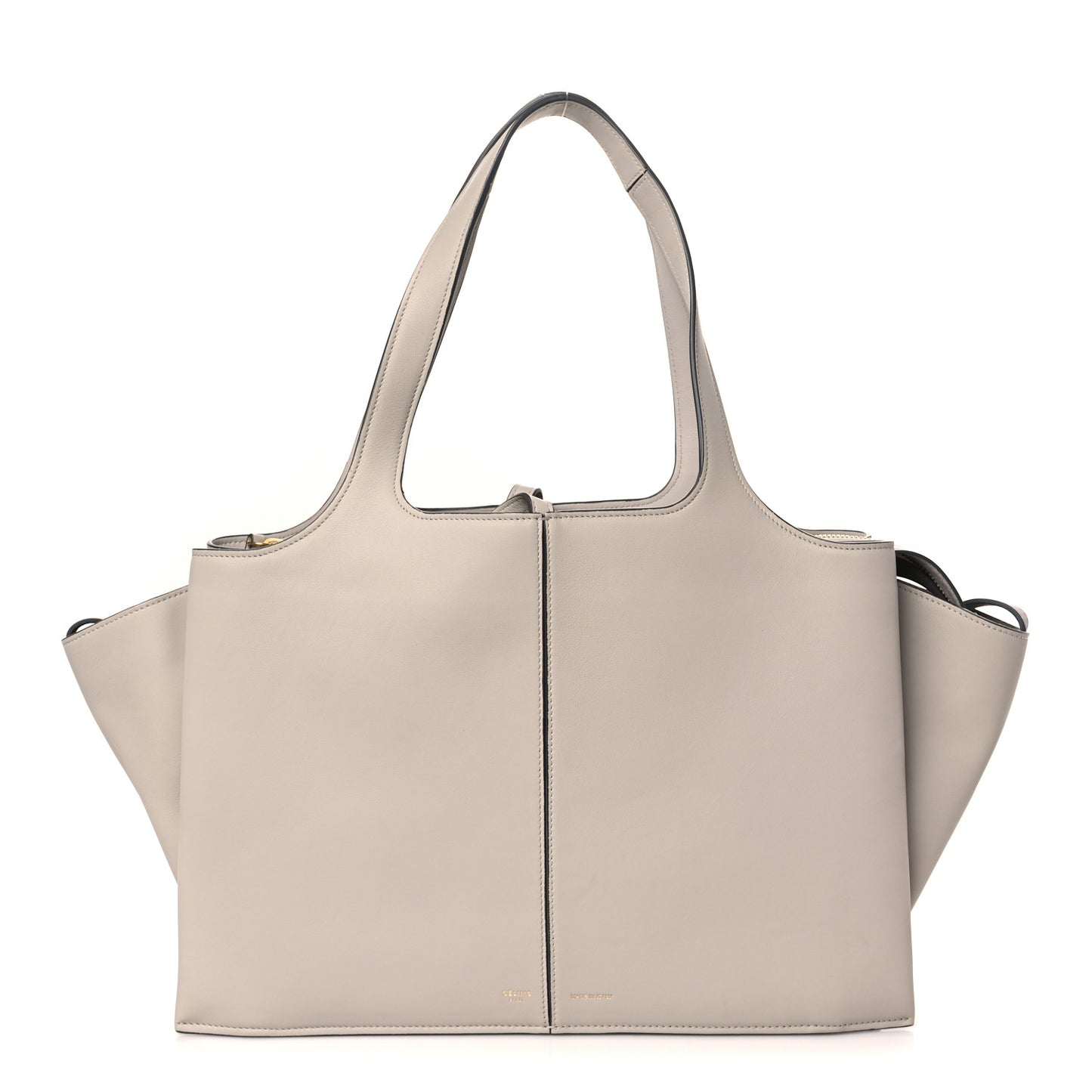 Baby Grained Calfskin Medium Tri-Fold Bag Powder