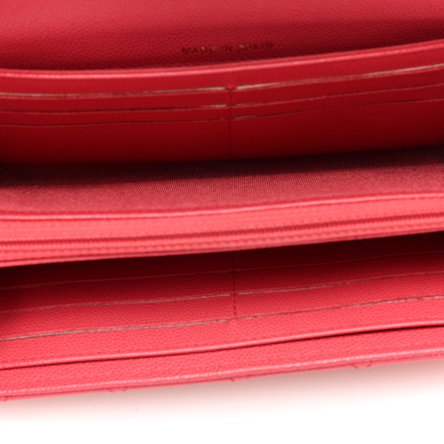 Chanel Caviar Quilted Large Gusset Flap Wallet Pink 5 of 7