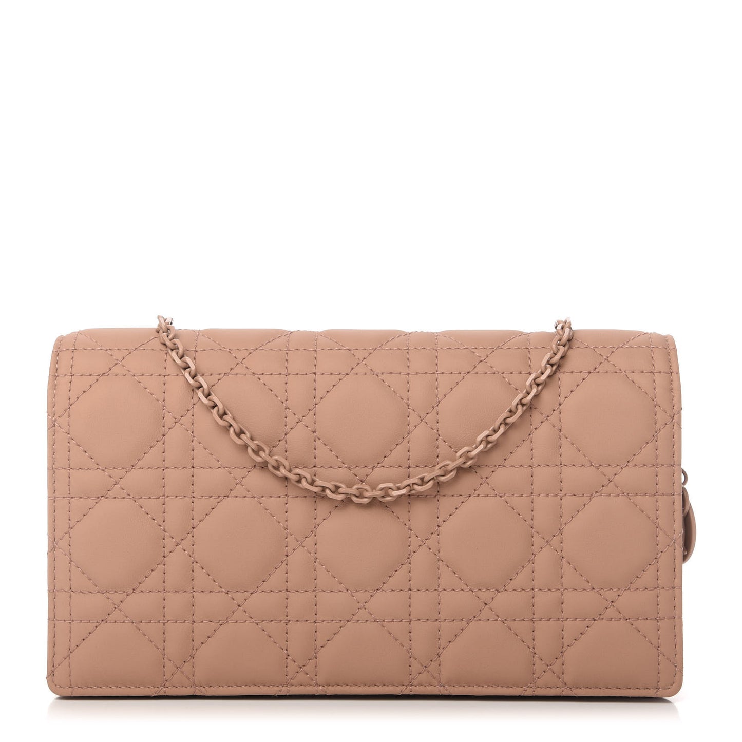 Ultra Matte Calfskin Cannage Lady Dior Clutch Fard