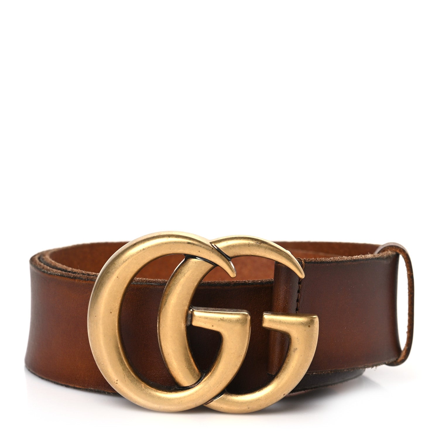 Gucci Faded Calfskin Double G 40mm Belt 70 28 Cuir 1 of 6