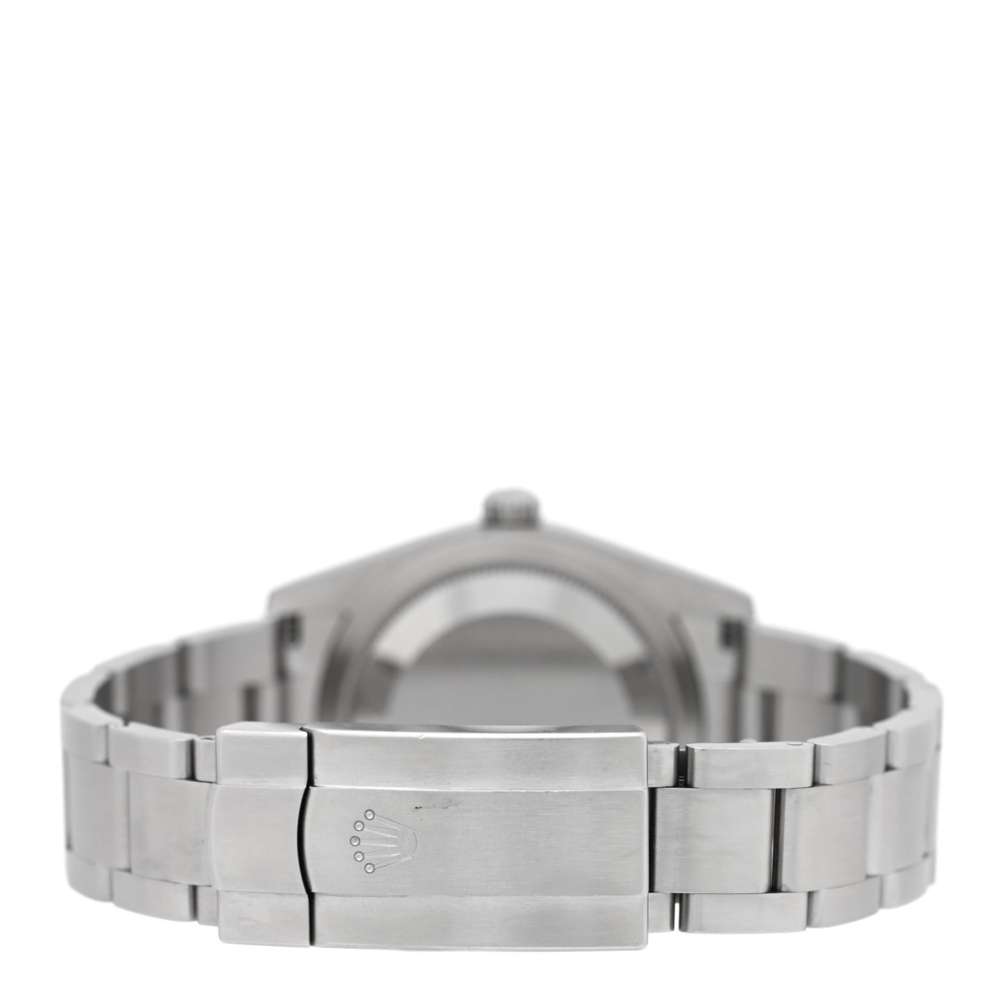 Stainless Steel 34mm Oyster Perpetual Watch Bright Blue 124200