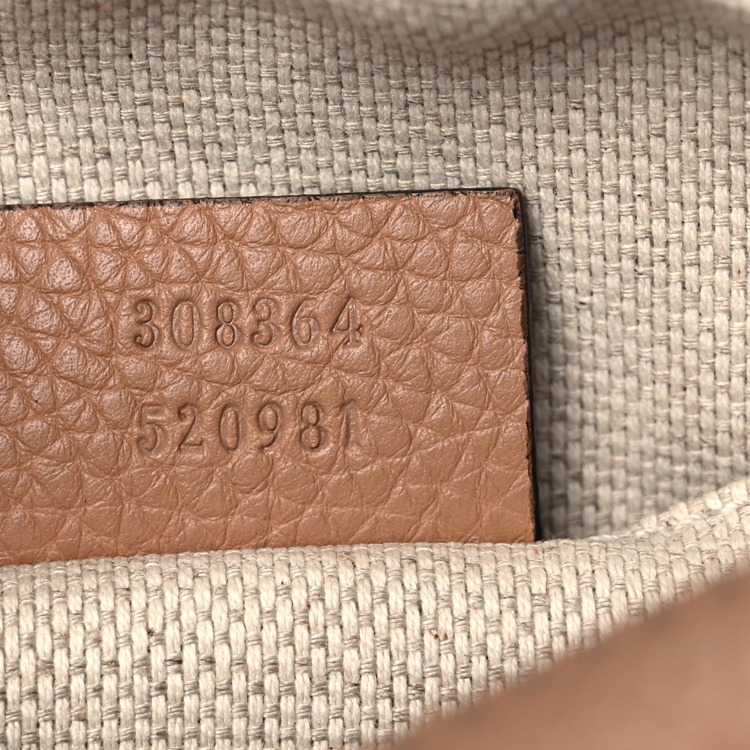 Gucci Pebbled Calfskin Small Soho Disco Bag Camelia 7 of 11