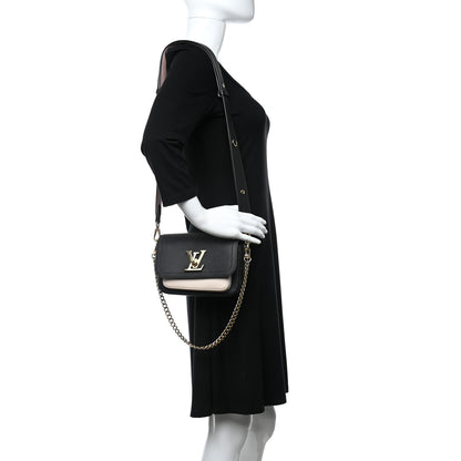Louis Vuitton Grained Calfskin Lockme Tender Black 2 of 8