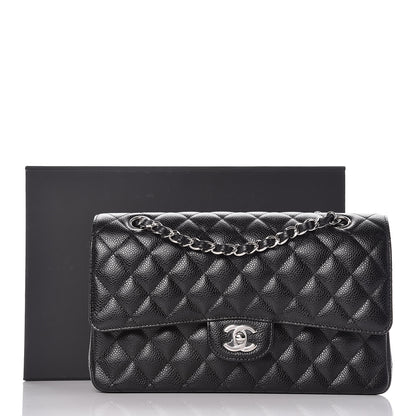 Chanel Caviar Quilted Medium Double Flap Black 10 of 10