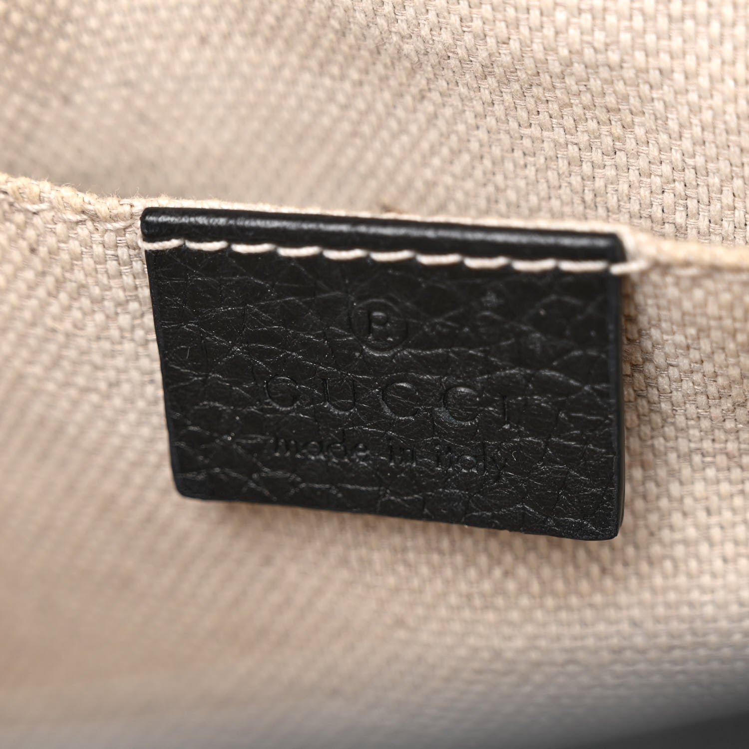 Gucci Pebbled Calfskin Small Soho Disco Bag Black 7 of 13