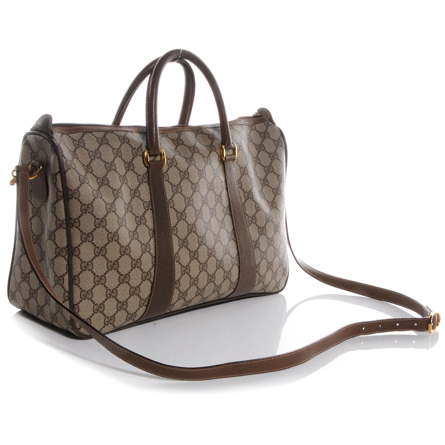 Coated Canvas Monogram Boston Brown