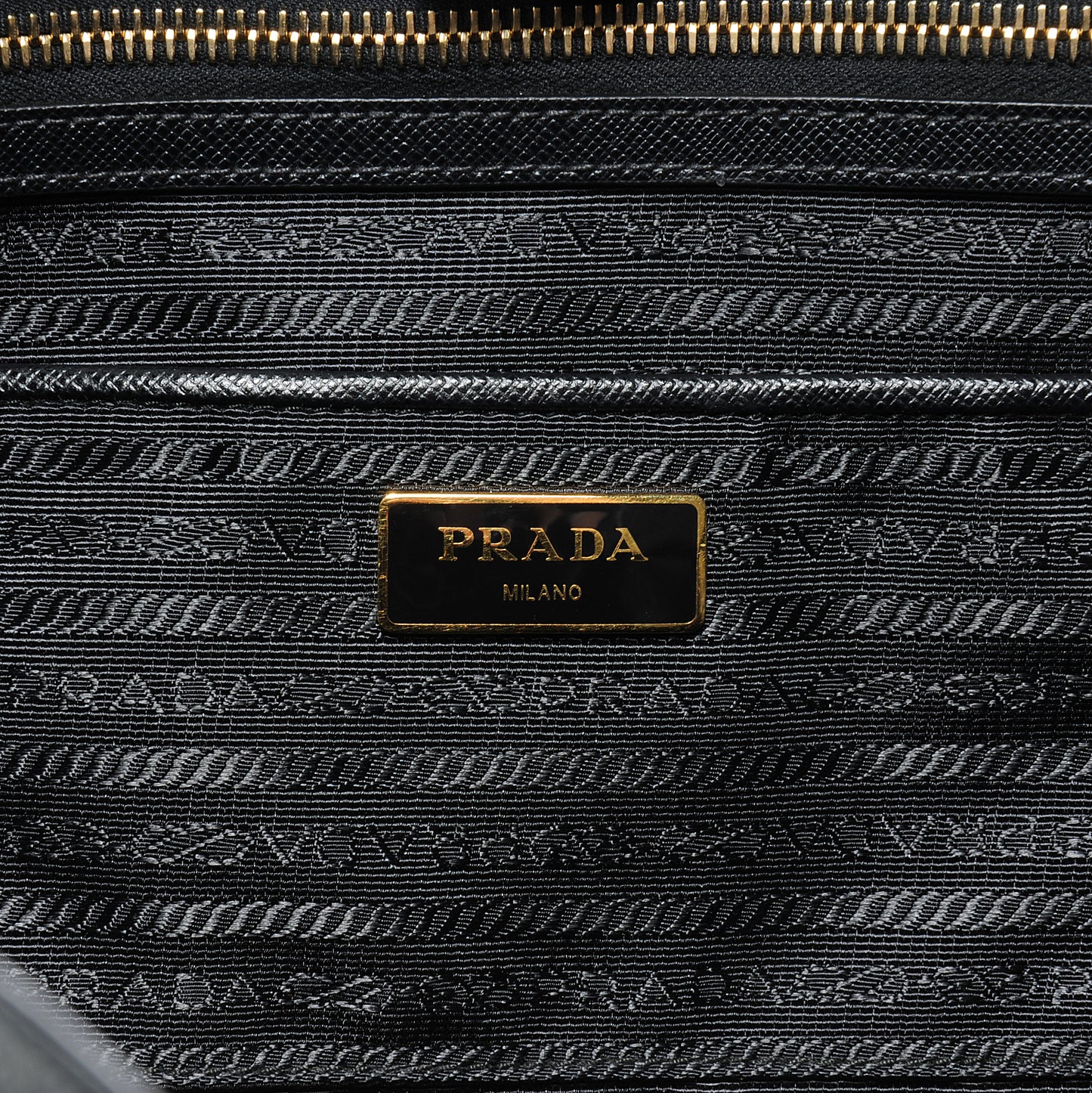Saffiano Lux Large Tote Nero Black