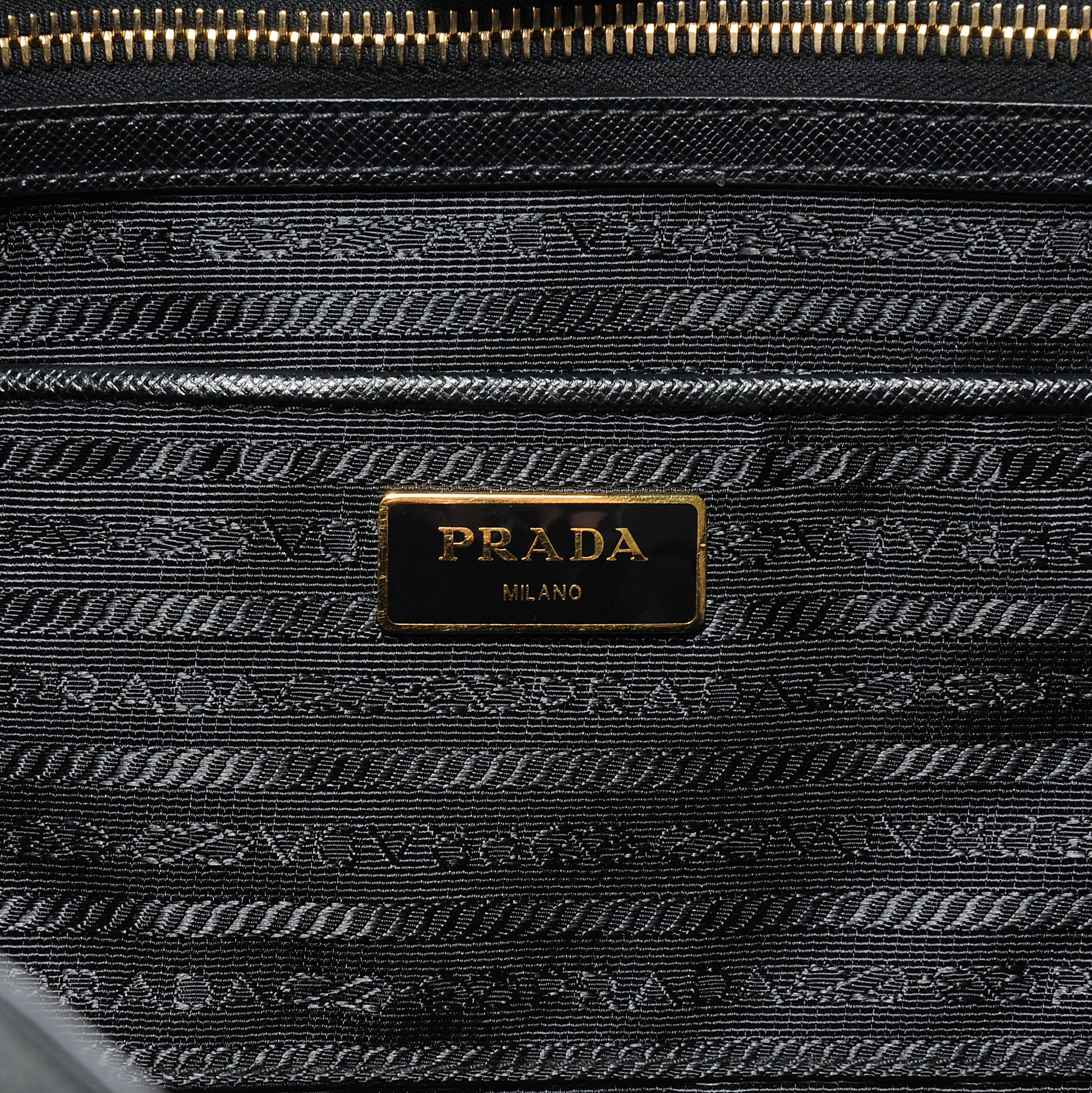 Prada Saffiano Lux Large Tote Nero Black 7 of 9