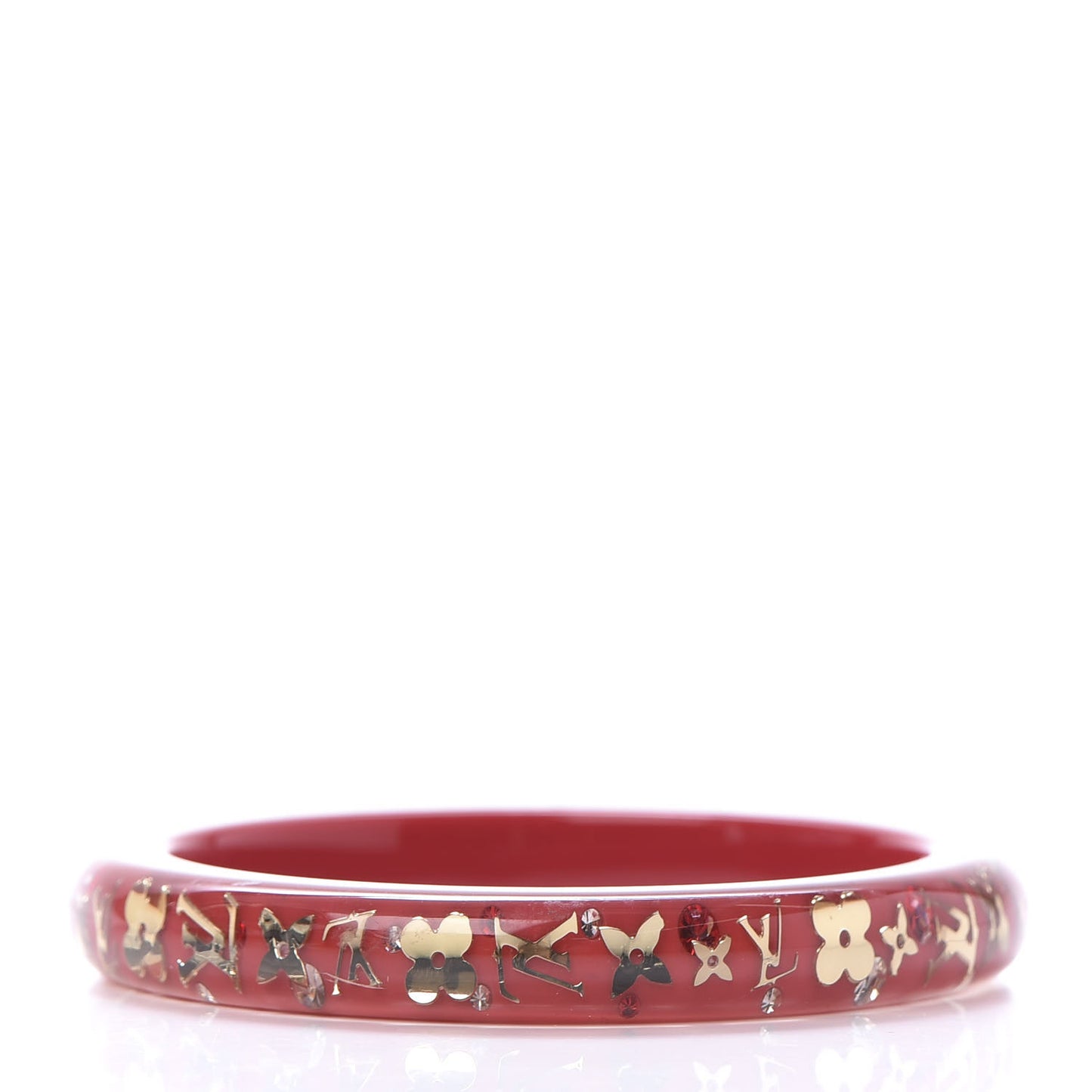Resin Swarovski TPM Inclusion Bracelet Medium Pomme D'Amour