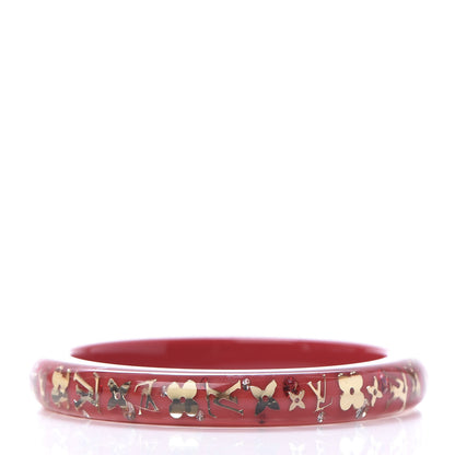 Louis Vuitton Resin Swarovski TPM Inclusion Bracelet Medium Pomme D'Amour 3 of 3