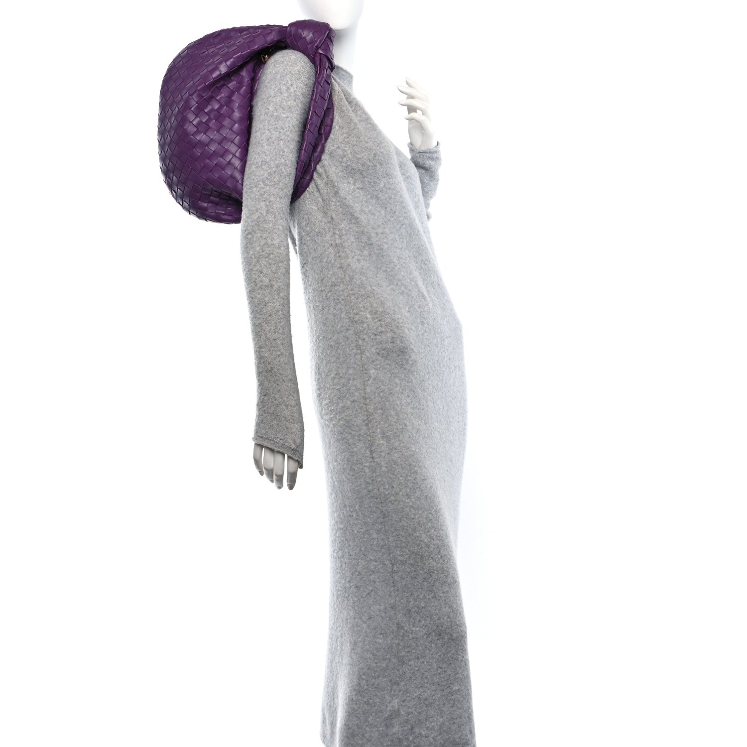 Bottega Veneta Nappa Intrecciato Teen Jodie Hobo Eggplant 2 of 10