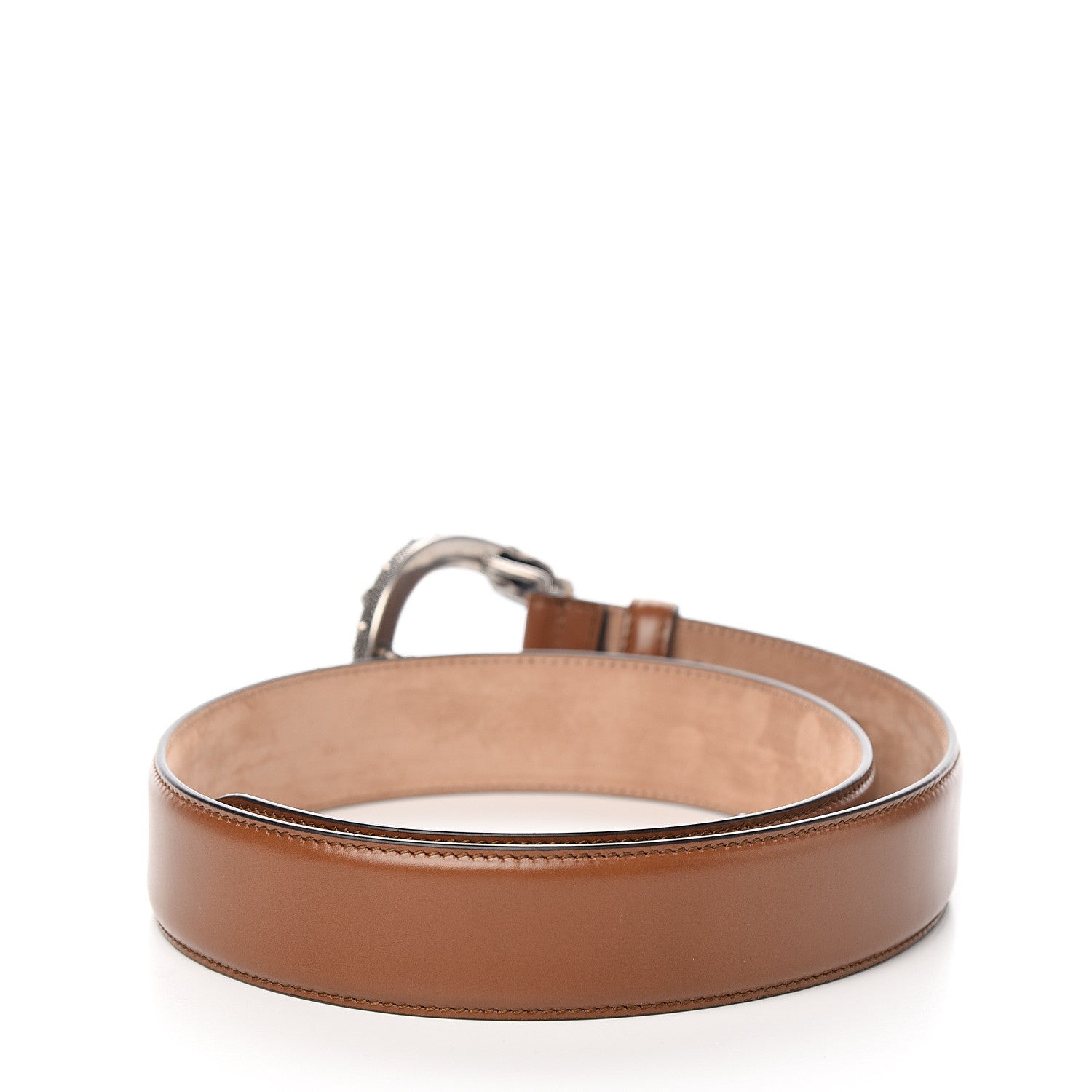 Gucci Lisse Calfskin Dionysus 35mm Belt 80 32 Cuir 2 of 5
