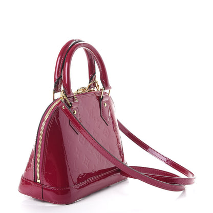 Louis Vuitton Vernis Alma BB Magenta 3 of 7