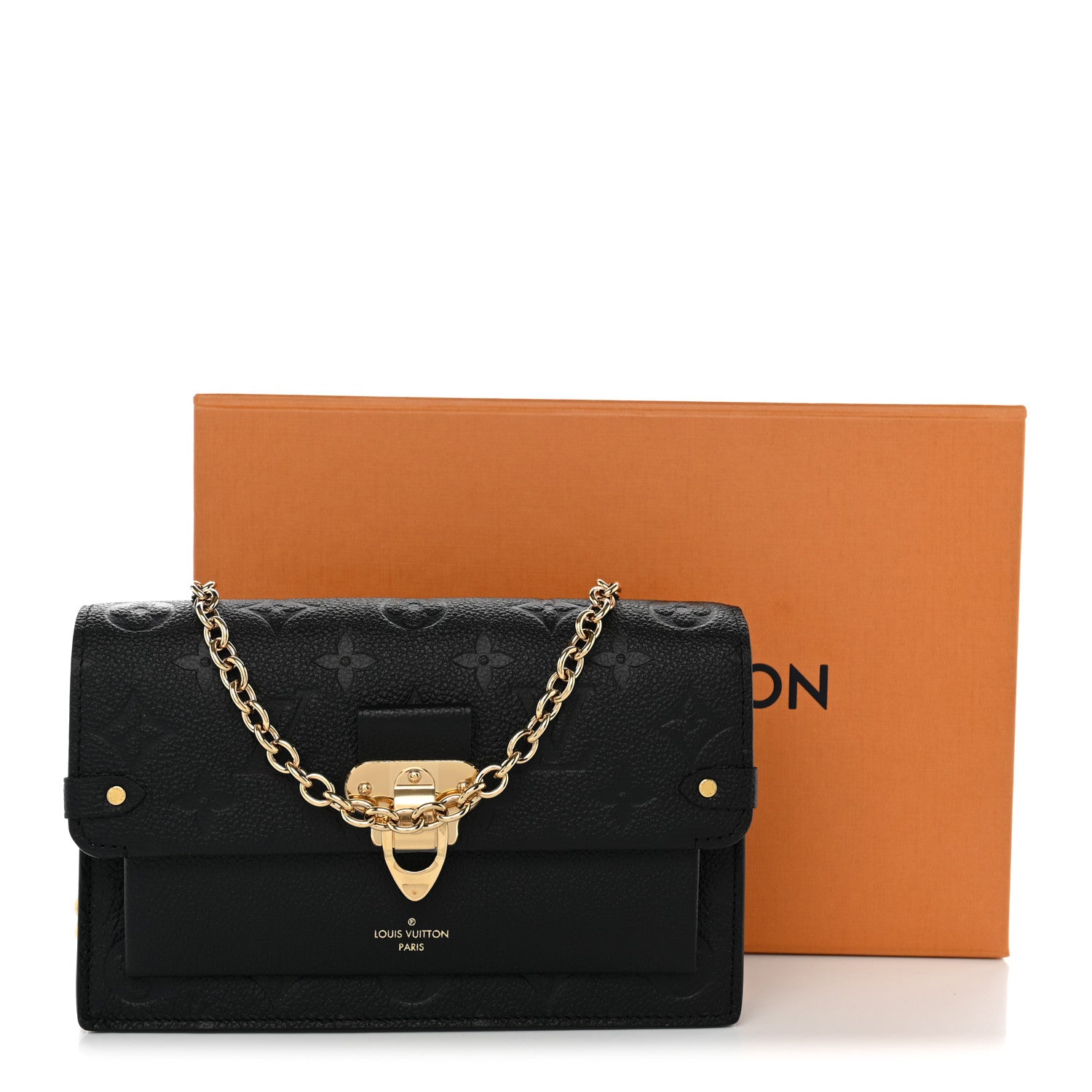 Louis Vuitton Empreinte Vavin Chain Wallet Black 10 of 10