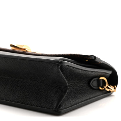 Louis Vuitton Damier Ebene Vavin Chain Wallet Black 9 of 9