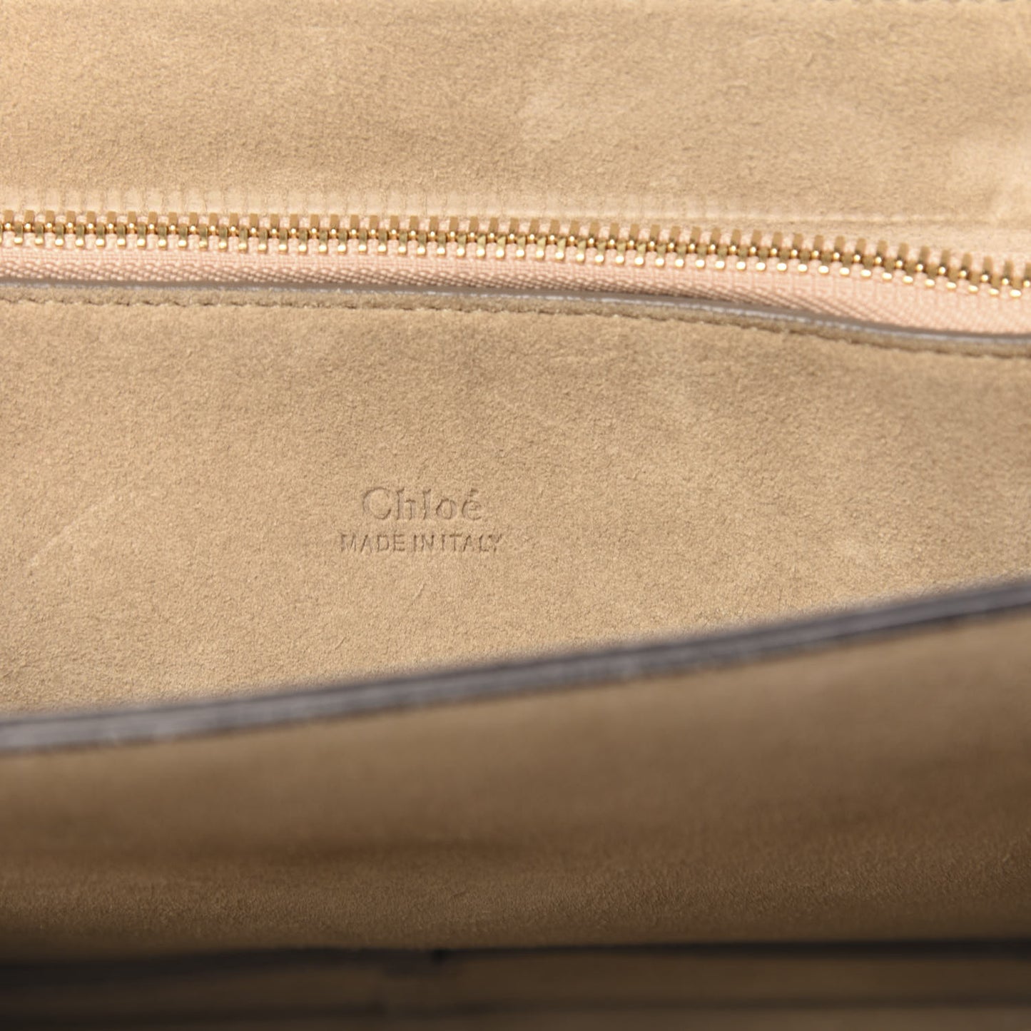 Calfskin Suede Medium Faye Shoulder Bag Motty Grey