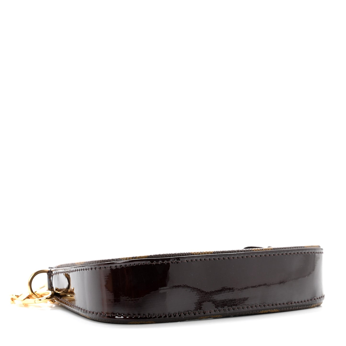 Vernis Monogram Mini Pochette Accessories Amarante