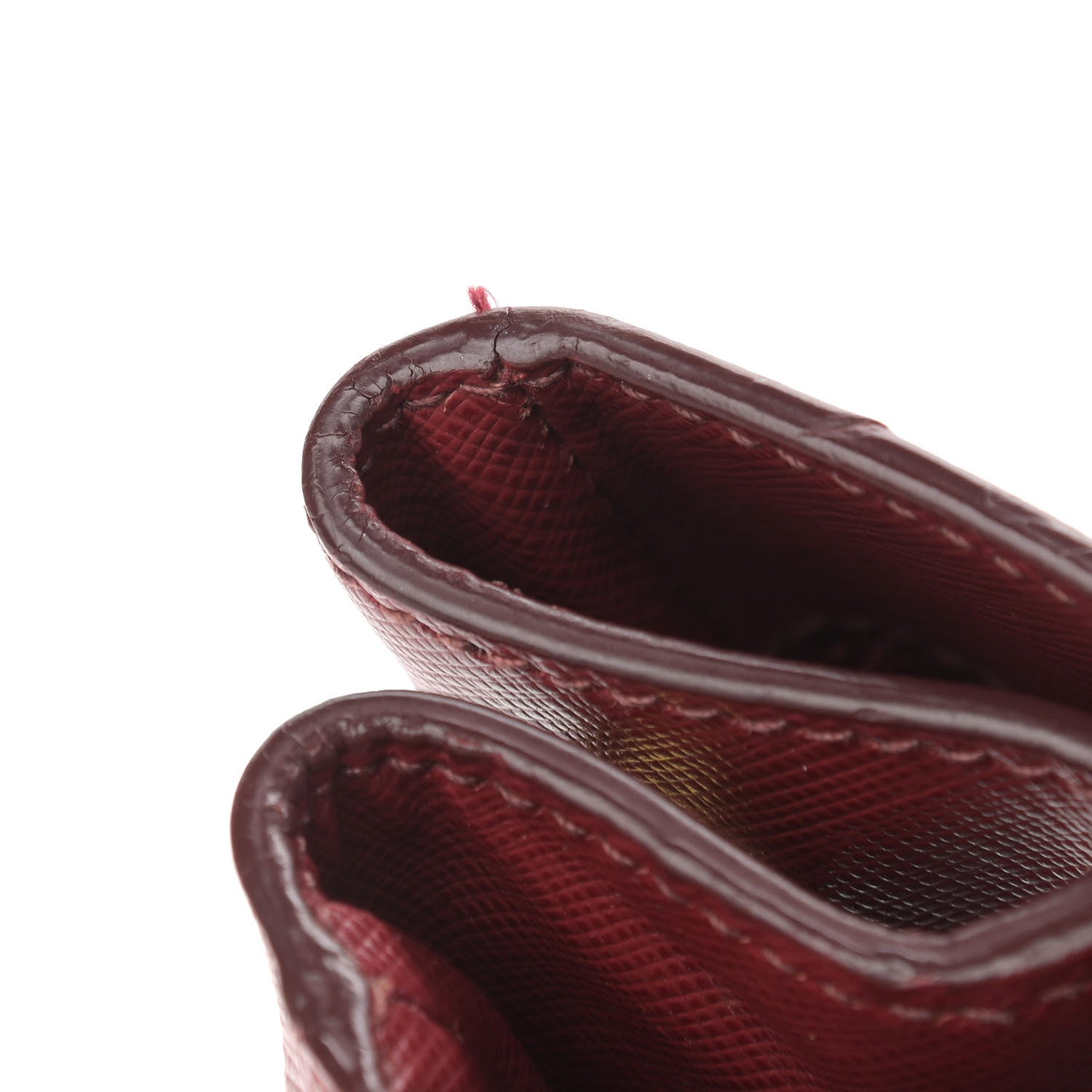 Prada Saffiano Lux Large Tote Cherry 14 of 16