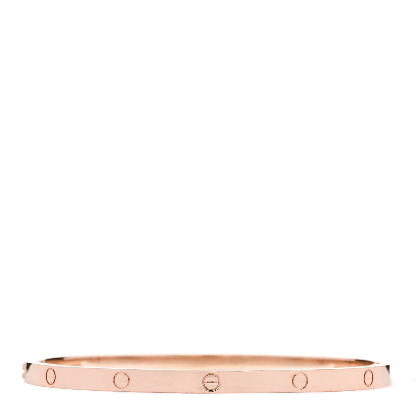 18K Pink Gold Small LOVE Bracelet 17
