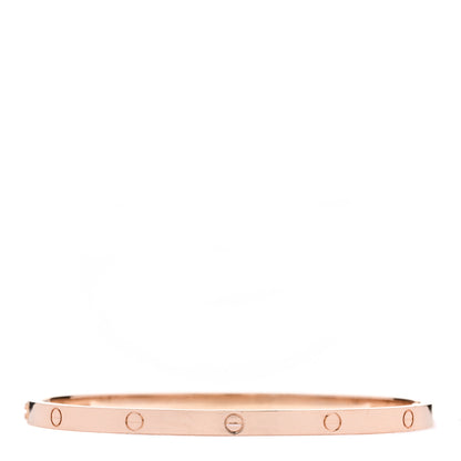 Cartier 18K Pink Gold Small LOVE Bracelet 17 2 of 6