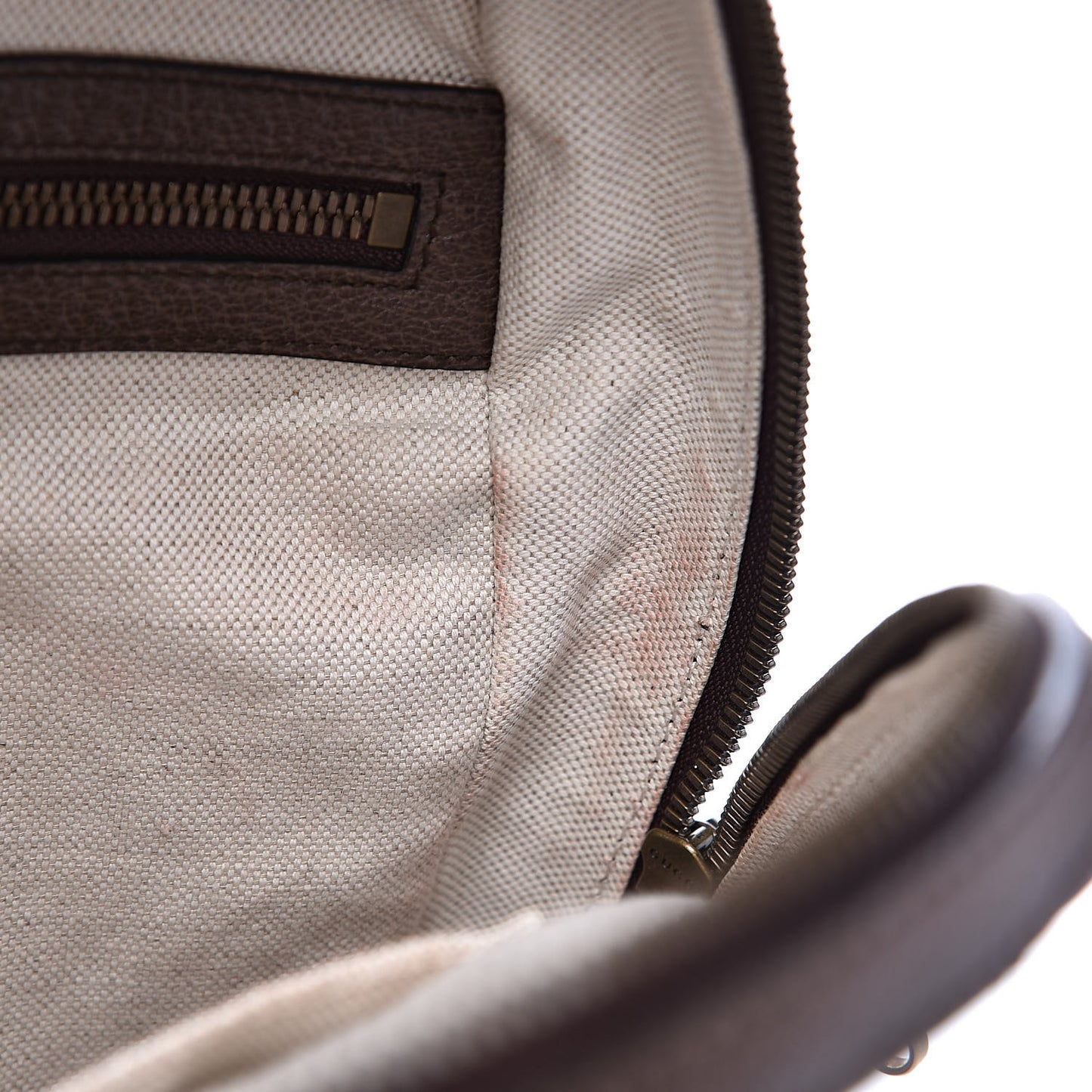 GG Supreme Monogram Calfskin Web Small Ophidia Day Backpack Beige Ebony New Acero